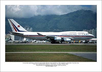 3B-SMC- China Airlines Boeing 747-412  (Msn 24063 Ln 736) - 01
