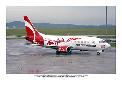 9M-AAC - Air Asia Boeing 737-3Q8  (Msn 28200 Ln 2854) - 01