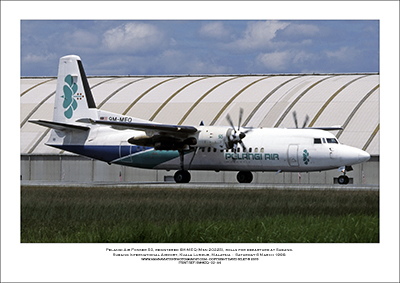 9M-MEQ - Pelangi Air  Fokker 50  (Msn 20225) - 02