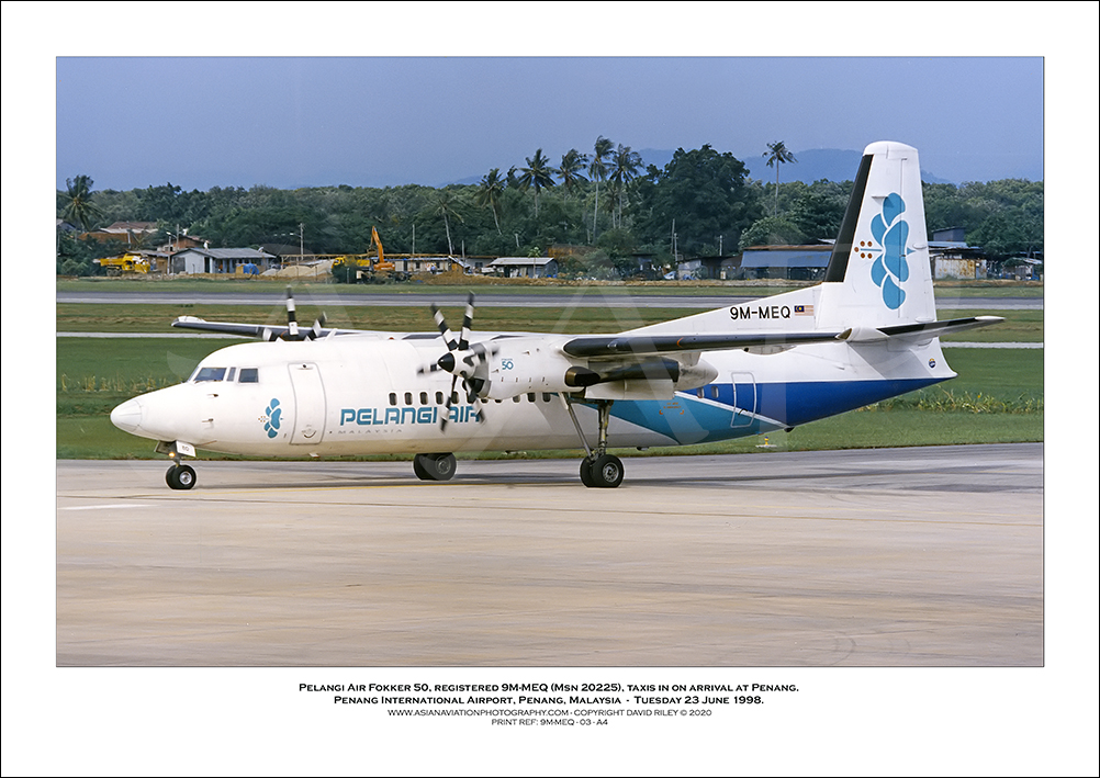 9M-MEQ - Pelangi Air  Fokker 50  (Msn 20225) - 03