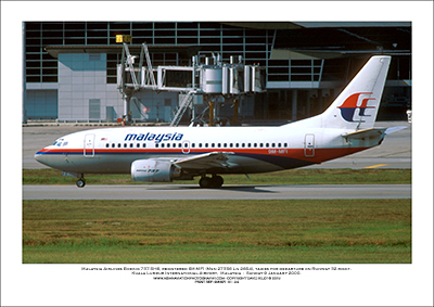 9M-MFI - Malaysia Airlines  Boeing 737-5H6  (Msn 27356 Ln 2654) - 02
