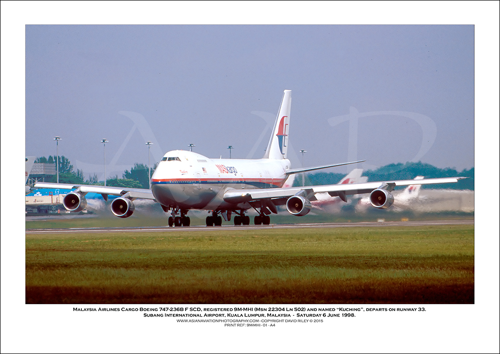 9M-MHI - Malaysia Airlines Cargo Boeing 747-236B F SCD  (Msn 22304 Ln 502) - 01