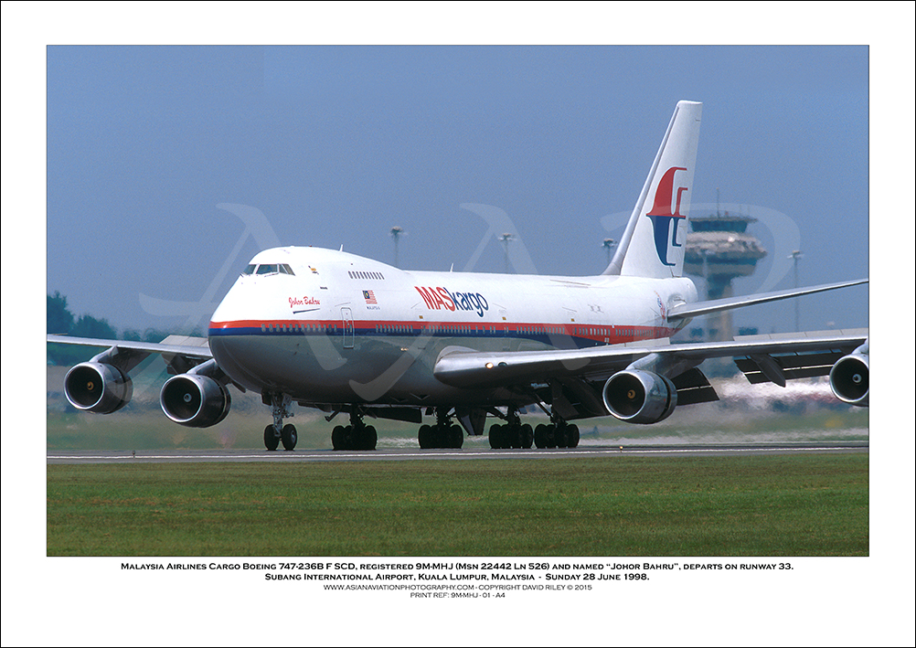 9M-MHJ - Malaysia Airlines Cargo Boeing 747-236B F SCD  (Msn 22442 Ln 526) - 01