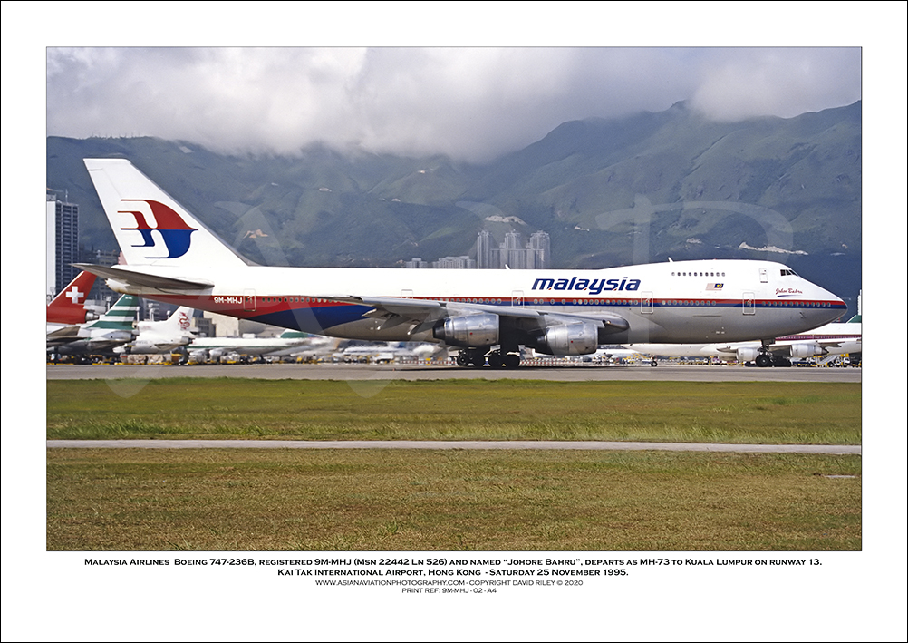 9M-MHJ - Malaysia Airlines Boeing 747-236B  (Msn 22442 Ln 526) - 02