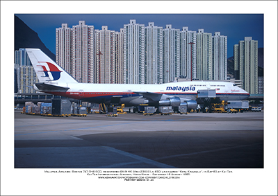 9M-MHK - Malaysia Airlines  Boeing 747-3H6 SCD  (Msn 23600 Ln 650) - 01