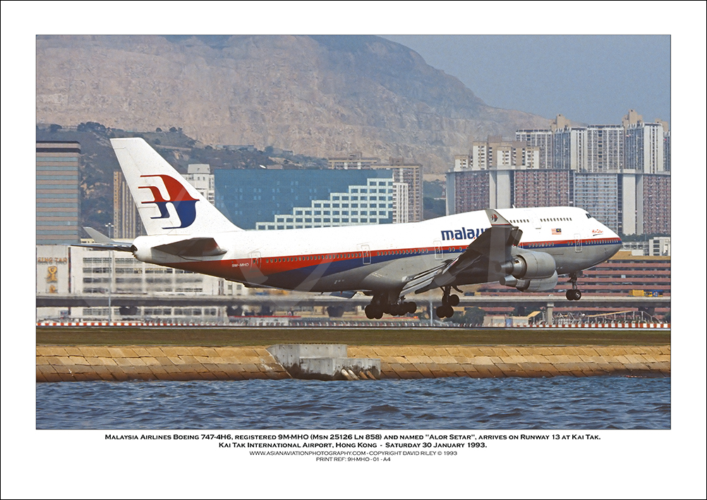 9M-MHO - Malaysia Airlines Boeing 747-4H6  (Msn 25126 Ln 858) - 01