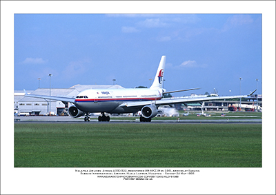 9M-MKZ - Malaysia Airlines  Airbus A330-322  (Msn 096) - 02