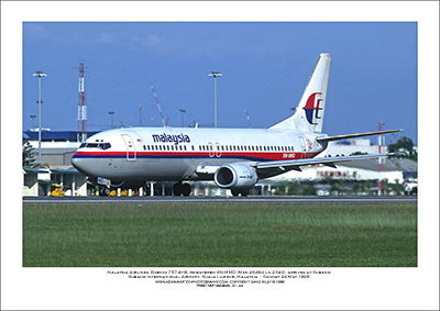 9M-MMD - Malaysia Airlines  Boeing 737-4H6  (Msn 26464 Ln 2340) - 01