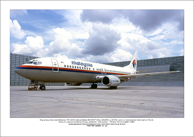 9M-MMF - Malaysia Airlines  Boeing 737-4H6  (Msn 26466 Ln 2372) - 02