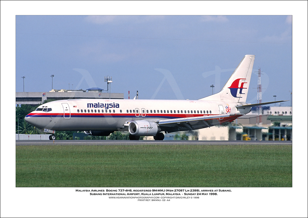 9M-MMJ - Malaysia Airlines  Boeing 737-4H6  (Msn 27097 Ln 2399) - 02