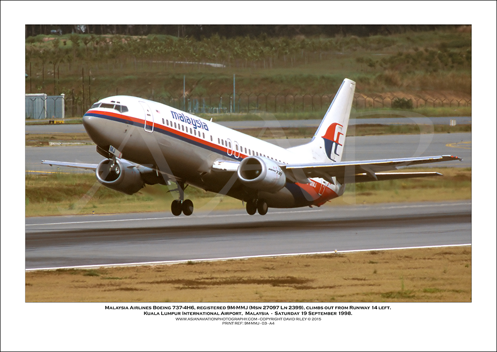 9M-MMJ - Malaysia Airlines  Boeing 737-4H6  (Msn 27097 Ln 2399) - 03