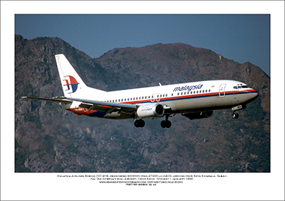 9M-MMK - Malaysia Airlines  Boeing 737-4H6  (Msn 27083 Ln 2403) - 02