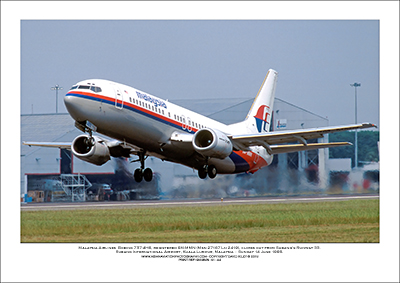 9M-MMN - Malaysia Airlines  Boeing 737-4H6  (Msn 27167 Ln 2419) - 01