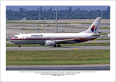 9M-MMS - Malaysia Airlines  Boeing 737-4H6  (Msn 27169 Ln 2450) - 01