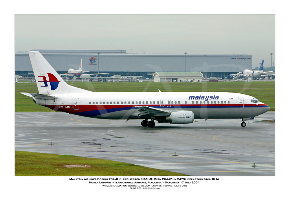 9M-MMU - Malaysia Airlines  Boeing 737-4H6  (Msn 26447 Ln 2479) - 01