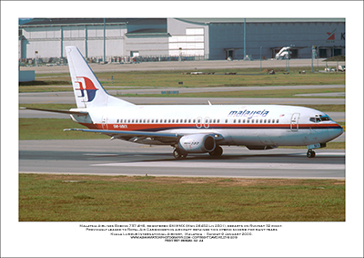 9M-MMX - Malaysia Airlines  Boeing 737-4H6  (Msn 26452 Ln 2501) - 02