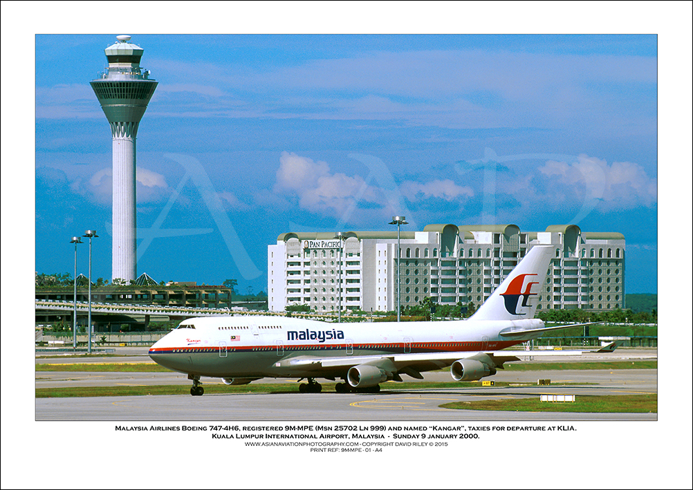 9M-MPE - Malaysia Airlines Boeing 747-4H6  (Msn 25702 Ln 999) - 01