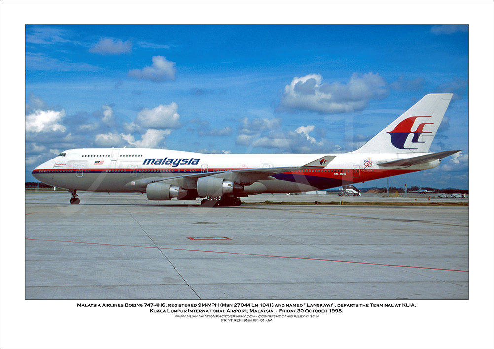 9M-MPH - Malaysia Airlines Boeing 747-4H6  (Msn 27044 Ln 1041) - 01