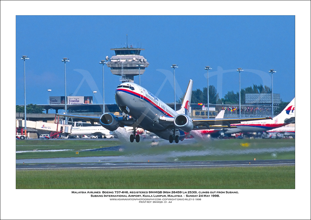 9M-MQB - Malaysia Airlines  Boeing 737-4H6  (Msn 26459 Ln 2530) - 01