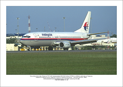 9M-MQH - Malaysia Airlines  Boeing 737-4H6  (Msn 27352 Ln 2624) - 01