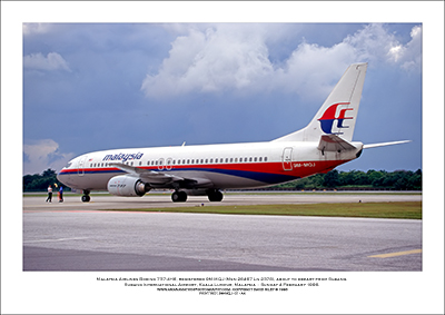 9M-MQJ - Malaysia Airlines  Boeing 737-4H6  (Msn 26467 Ln 2378) - 01
