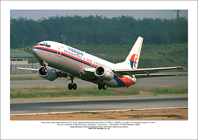 9M-MQM - Malaysia Airlines  Boeing 737-4H6  (Msn 27306 Ln 2685) - 02