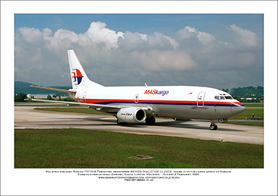 9M-MZA - Malaysia Airlines  Boeing 737-3H6 Freighter  (Msn 27125 Ln 2415) - 01