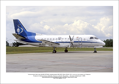 9M-NSC - Nusantara Airlines SAAB SF340A   (Msn340A-151) - 01