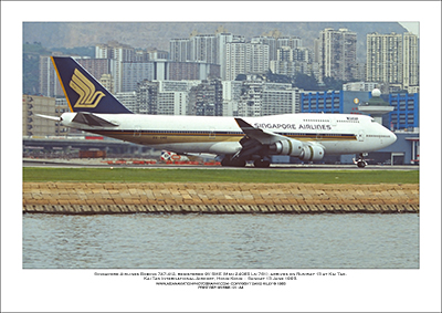 9V-SME - Singapore Airlines  Boeing 747-412  (Msn 24065 Ln 761) - 01