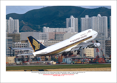 9V-SMJ - Singapore Airlines  Boeing 747-412  (Msn  25068 Ln 852) - 01