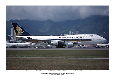 9V-SMW - Singapore Airlines  Boeing 747-412  (Msn 27178 Ln 1015) - 01