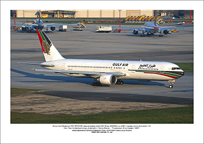 A40-GS - Gulf Air Boeing 767-3P6 ER  (Msn 26236 Ln 436) - 01