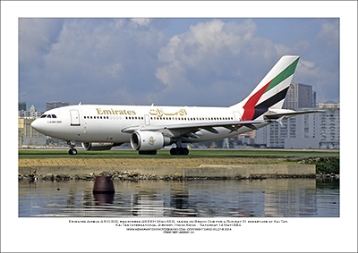 A6-EKH - Emirates Airbus A310-308  (Msn 600) - 01