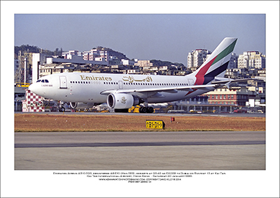 A6-EKI - Emirates Airbus A310-308  (Msn 588) - 01