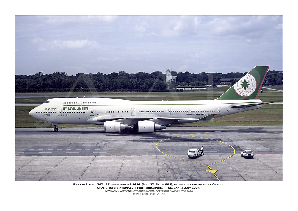 B-16461 - Eva Air Boeing 747-45E (Msn 27154 Ln 994) - 01