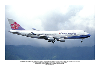 B-18205 - China Airlines Boeing 747-409  (Msn 28712 Ln 1137) - 01