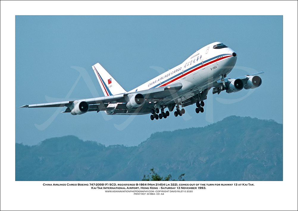 B-1864 - China Airlines Cargo Boeing 747-209B (F) SCD  (Msn 21454 Ln 322) - 03