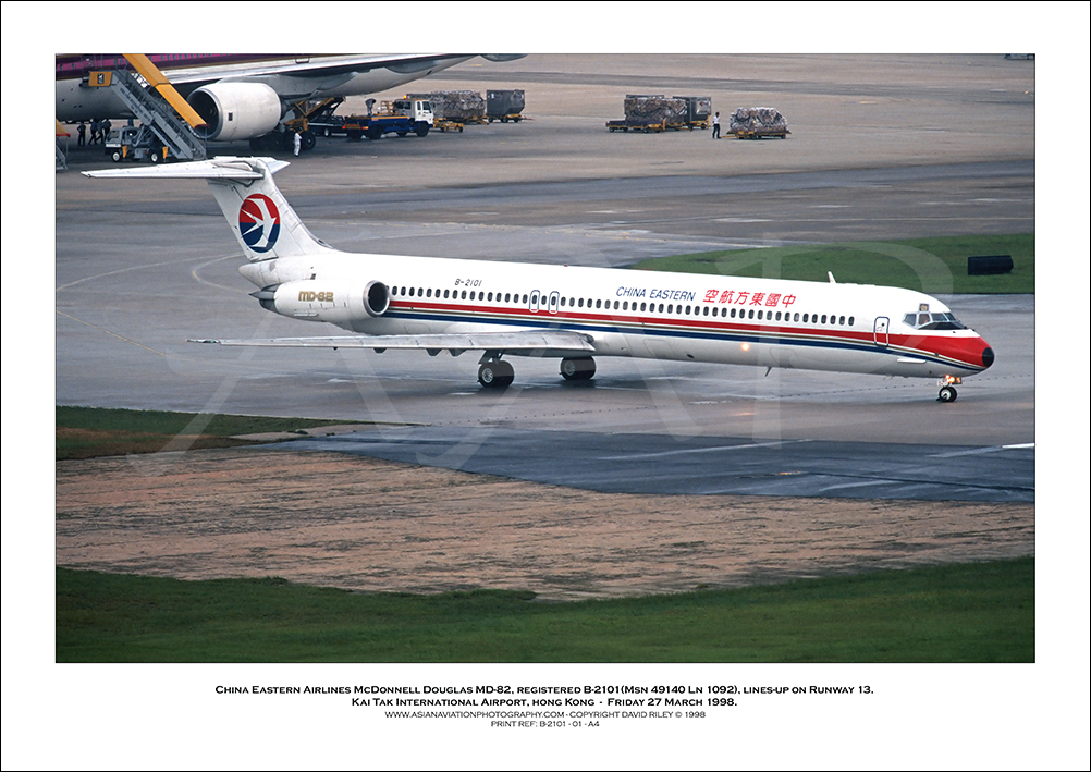 B-2101 - China Eastern Airlines McDonnell Douglas MD-82  (Msn 49140 Ln 1092) - 01