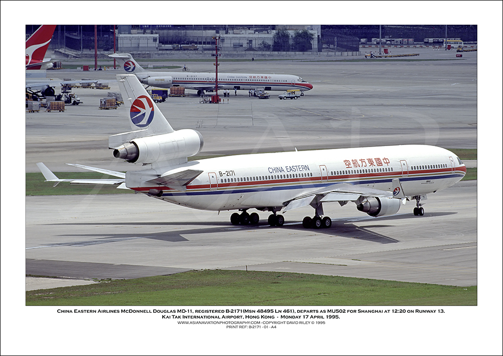 B-2171 - China Eastern AirlinesMcDonnell Douglas MD-11  (Msn 48495 Ln 461) - 01