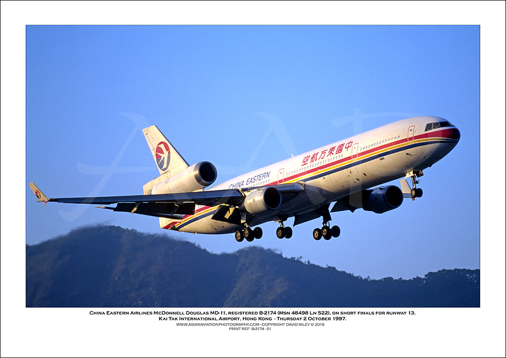 B-2174 - China Eastern AirlinesMcDonnell Douglas MD-11  (Msn 48498 Ln 522) - 01