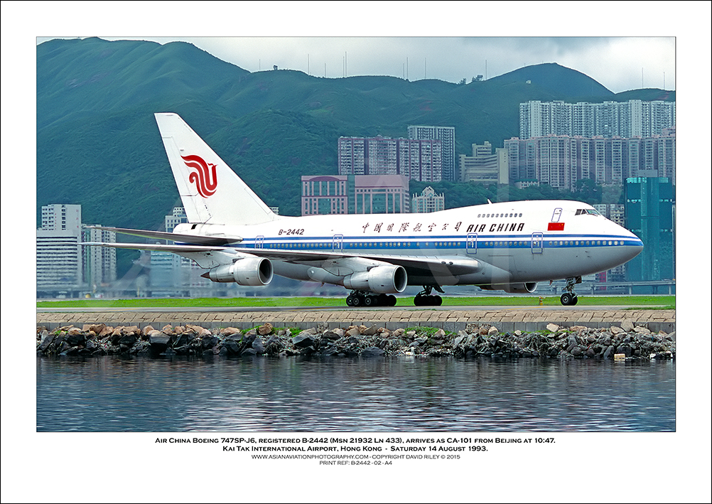 B-2442 - Air China Boeing 747SP-J6  (Msn 21932 Ln 433) - 02