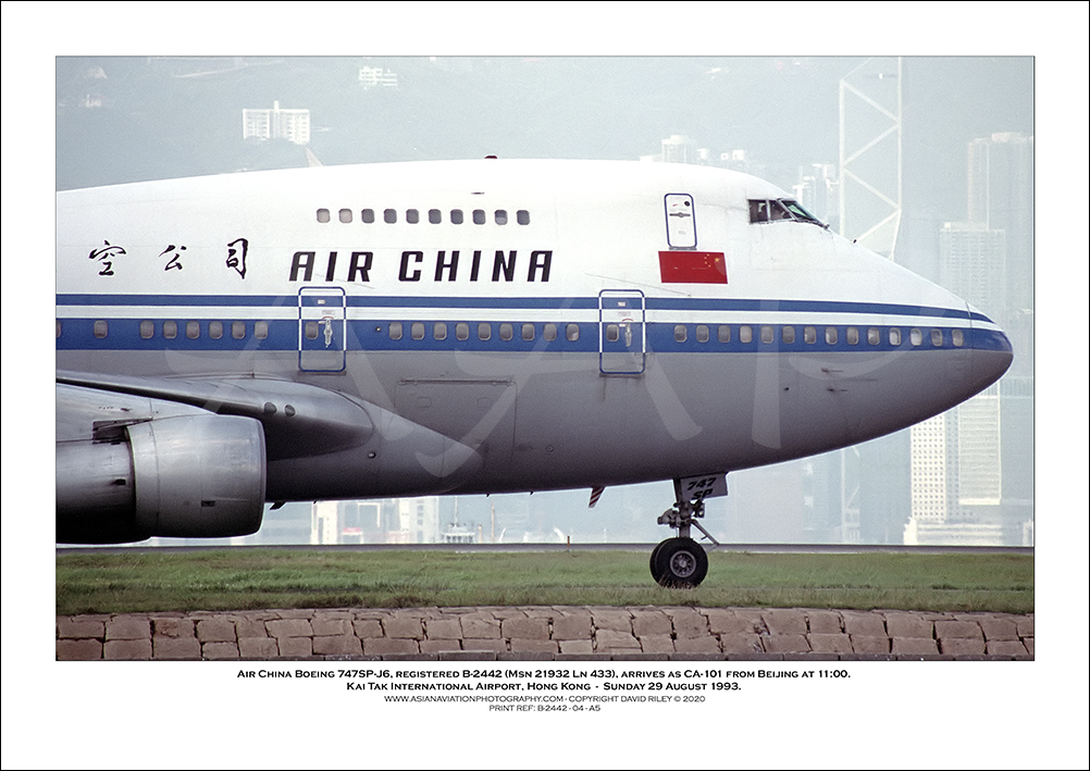 B-2442 - Air China Boeing 747SP-J6  (Msn 21932 Ln 433) - 05