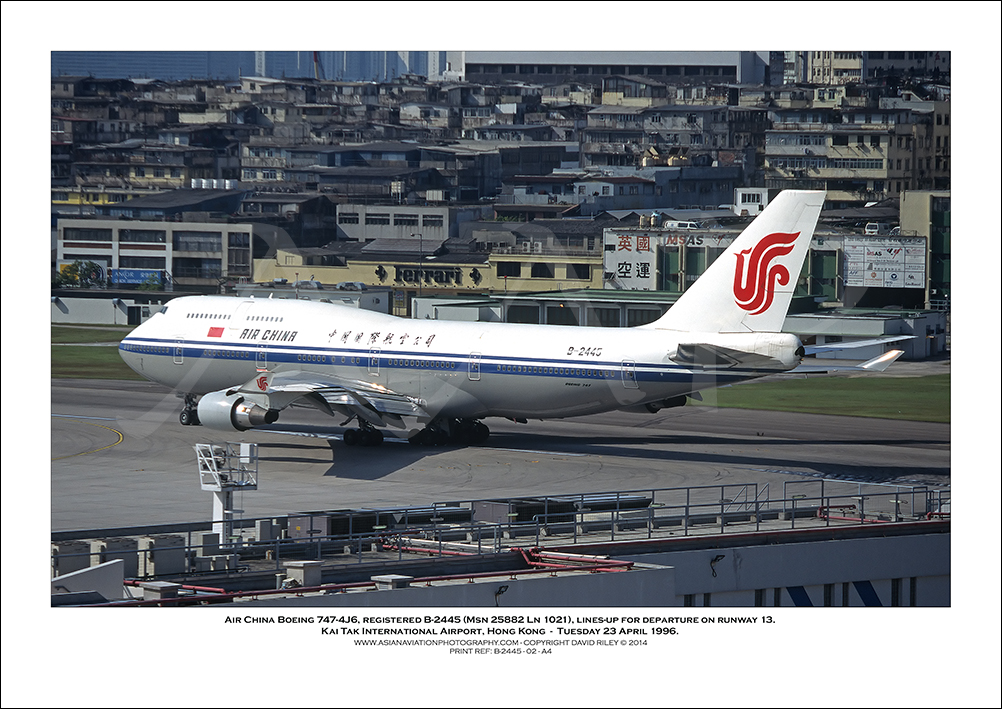 B-2445 - Air China Boeing 747-4J6  (Msn 25882 Ln 1021) - 02