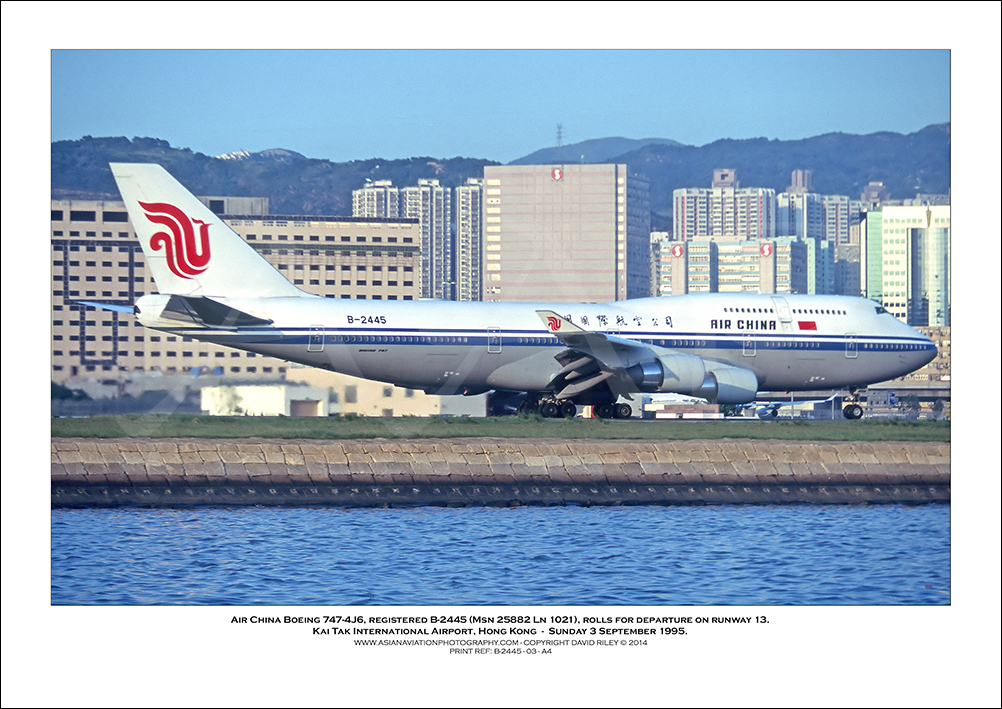B-2445 - Air China Boeing 747-4J6  (Msn 25882 Ln 1021) - 03