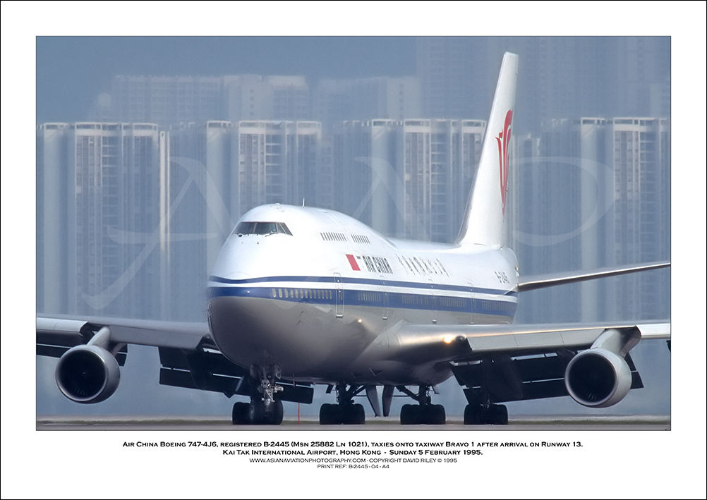 B-2445 - Air China Boeing 747-4J6  (Msn 25882 Ln 1021) - 04