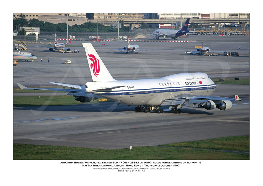 B-2447 - Air China Boeing 747-4J6  (Msn  25883 Ln 1054) - 01