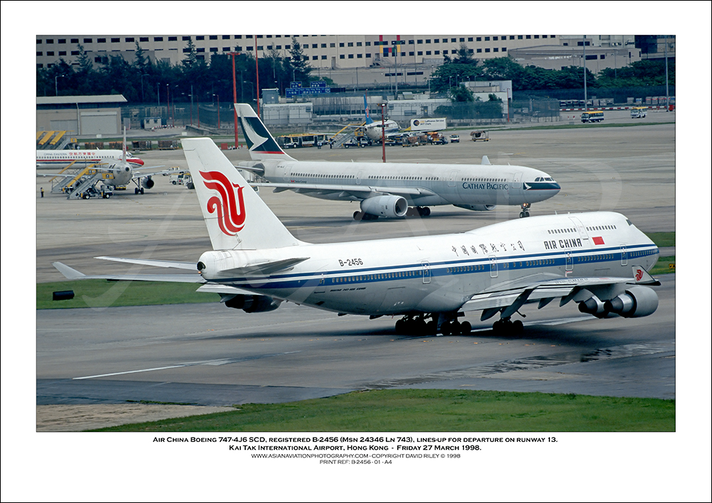 B-2456 - Air China Boeing 747-4J6 SCD  (Msn 24346 Ln 743) - 01