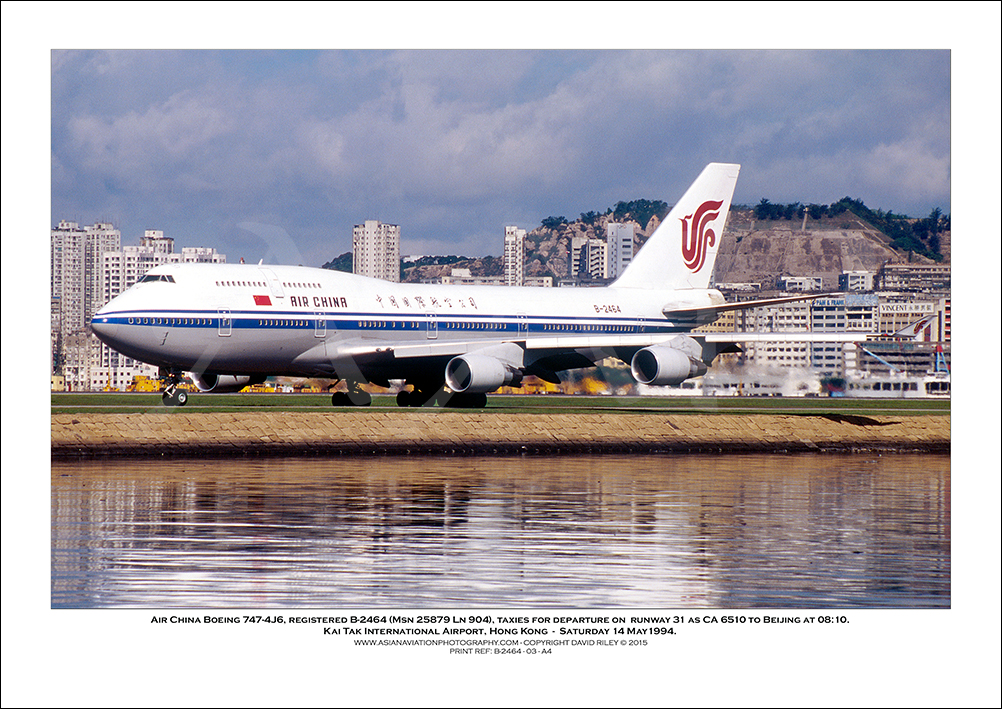 B-2464 - Air China Boeing 747-4J6  (Msn 25879 Ln 904) - 03
