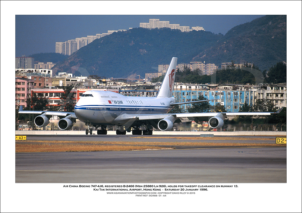 B-2466 - Air China Boeing 747-4J6  (Msn 25880 Ln 926) - 01