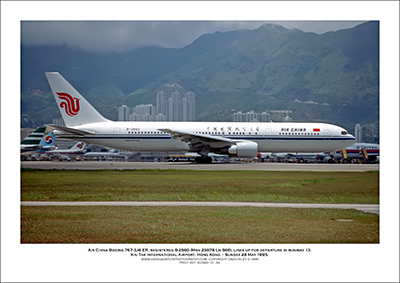 B-2560 - Air China Boeing 767-3J6 ER  (Msn 25878 Ln 569) - 01